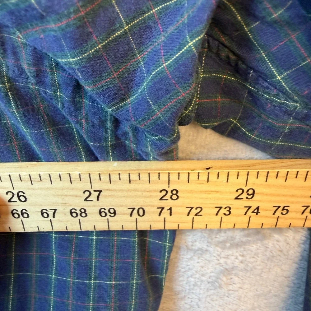 Polo Ralph Lauren Shirt Mens XXL Blue Pony Marlowe Plaid Button Down Long Sleeve